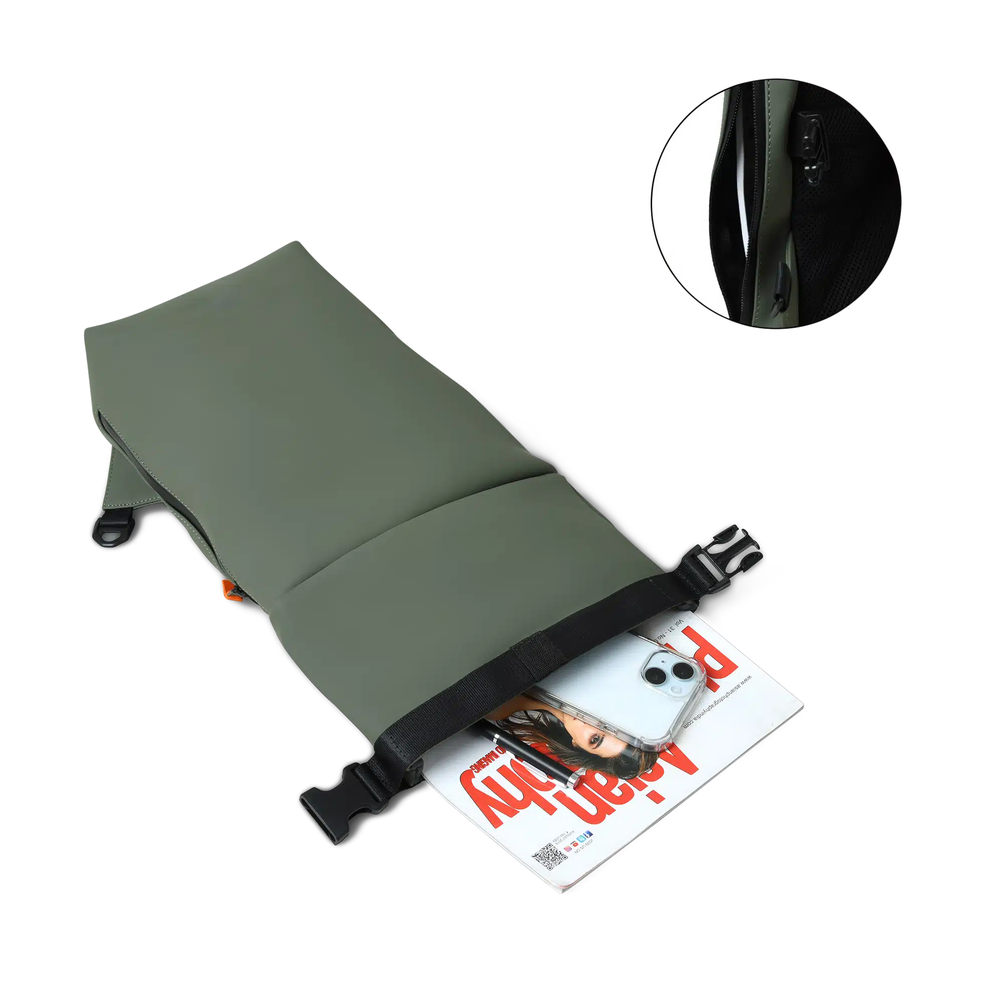 Crossbody Bag Alma - Oliv