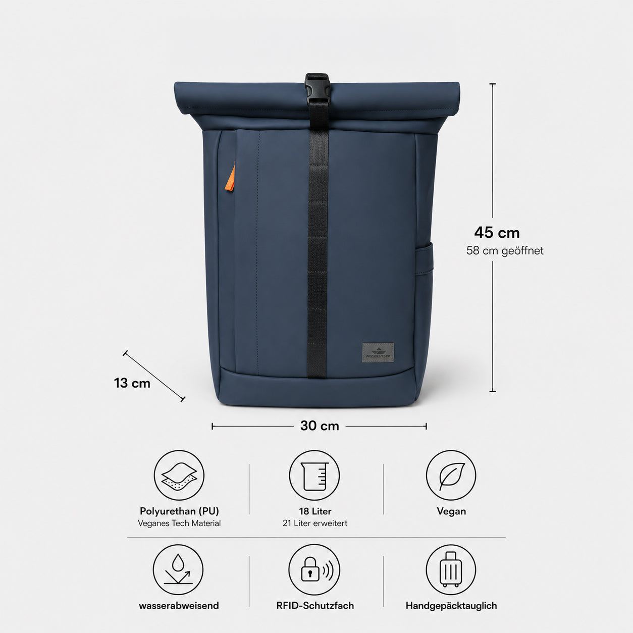 Rucksack Otis - Dunkelblau