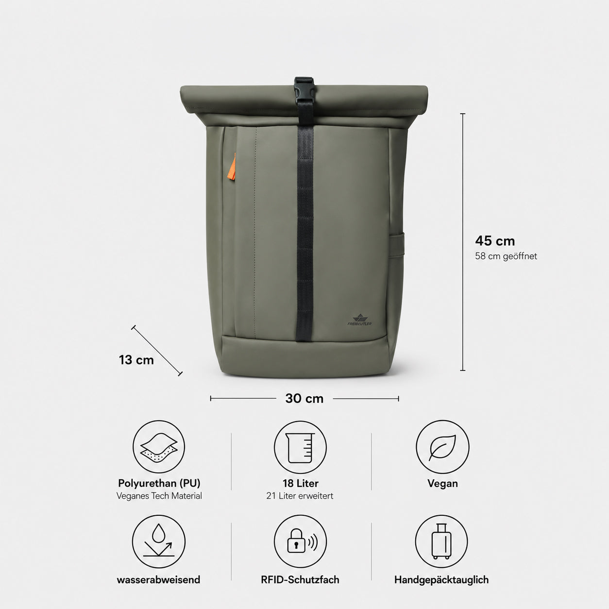 Rucksack Otis - Oliv