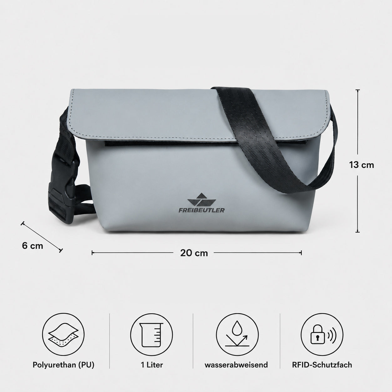 Hip Bag Levi - Grau