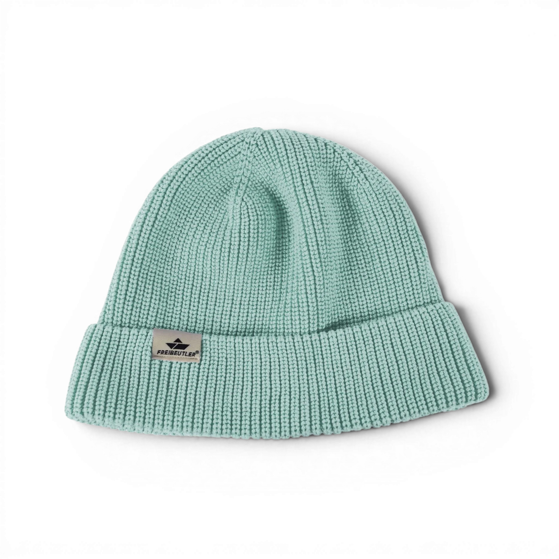 Freibeutler Beanie aus Bio-Baumwolle in mintgrün