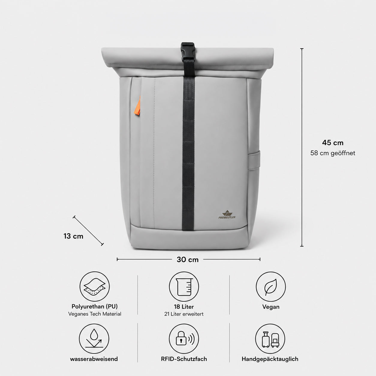 Rucksack Otis - Grau