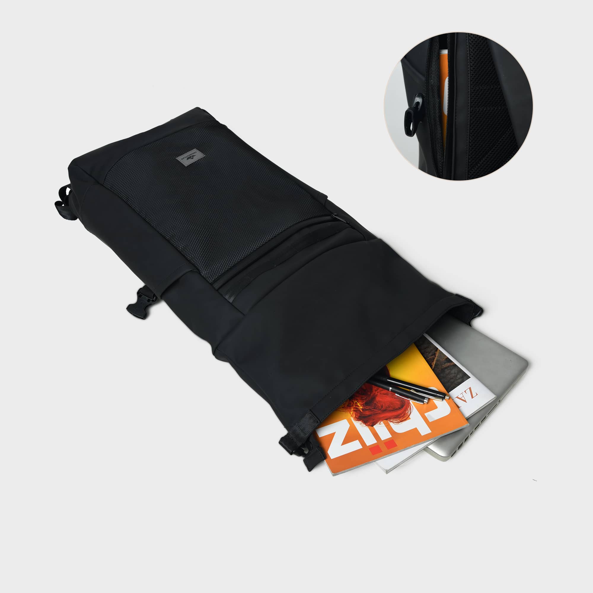 Rucksack Bente - Mattschwarz